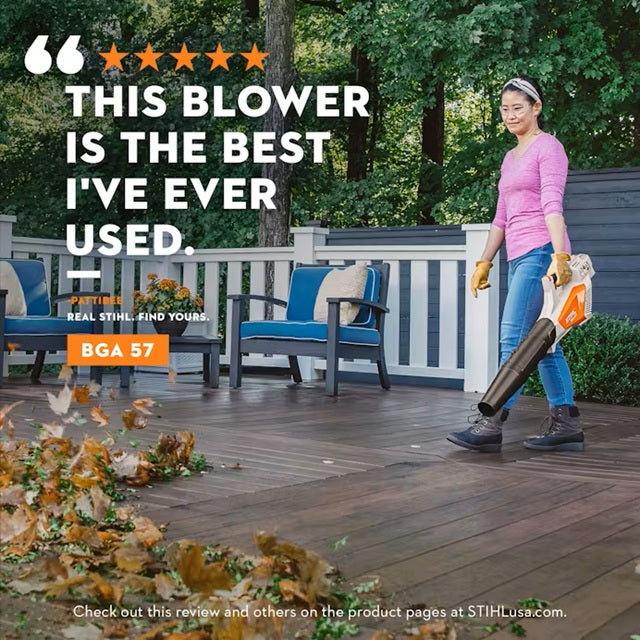 STIHL BGA 70 Battery Handheld Blower Kit with AK 20 Battery & AL 101 Charger