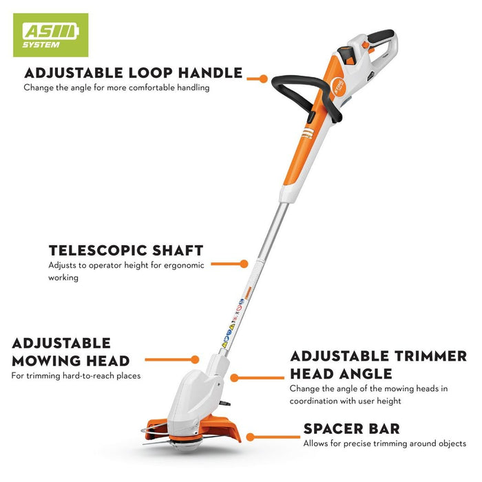 STIHL FSA 30 Battery String Trimmer Set with AS 2 Battery