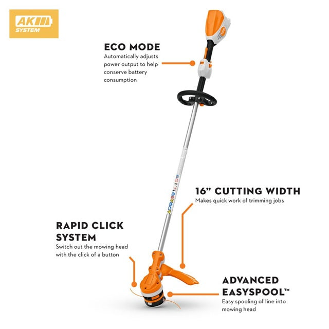 STIHL FSA 70 R Battery String Trimmer Set with AK 20 Battery