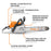 MS 251 WOOD BOSS® 18 in. Gas Chainsaw