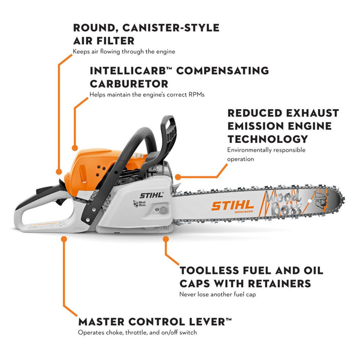 MS 251 WOOD BOSS® 18 in. Gas Chainsaw