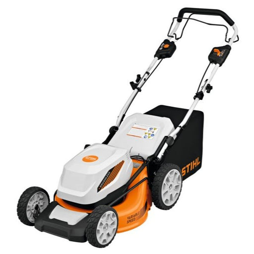 STIHL RMA 348 V 18 in. Variable-Speed Battery Self-Propelled Lawn Mower Set