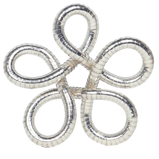 Strand Moldable Fidget Rope, Silver