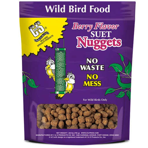 C&S Berry Flavored Suet Nuggets, 27 oz