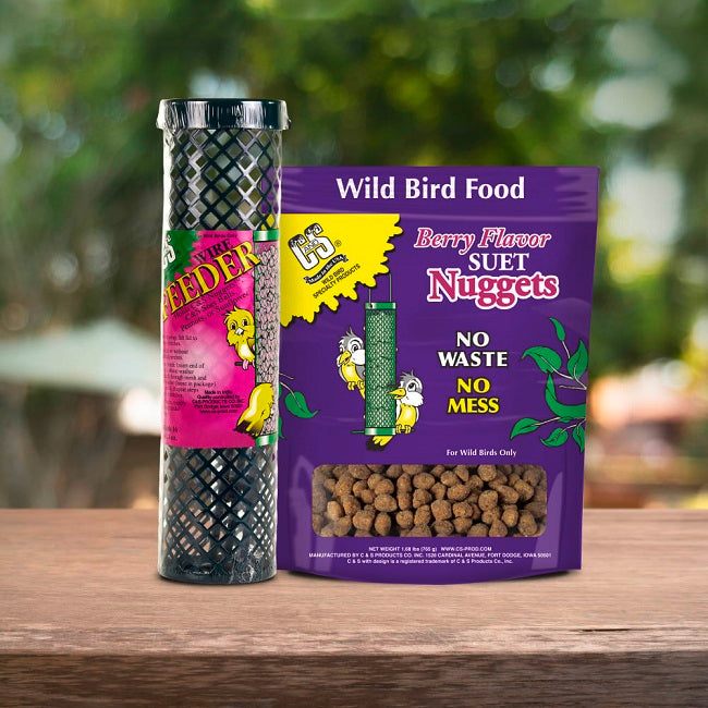 C&S Berry Flavored Suet Nuggets, 27 oz