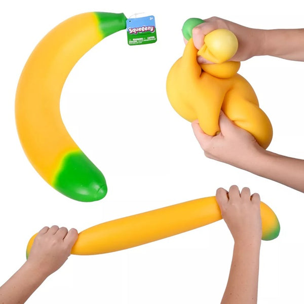 Squeeezy Banana Sensory Toy — Ellington Agway