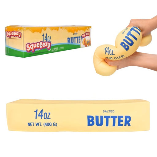 Squeeezy Slow-Rise Butter Stick Sensory Toy