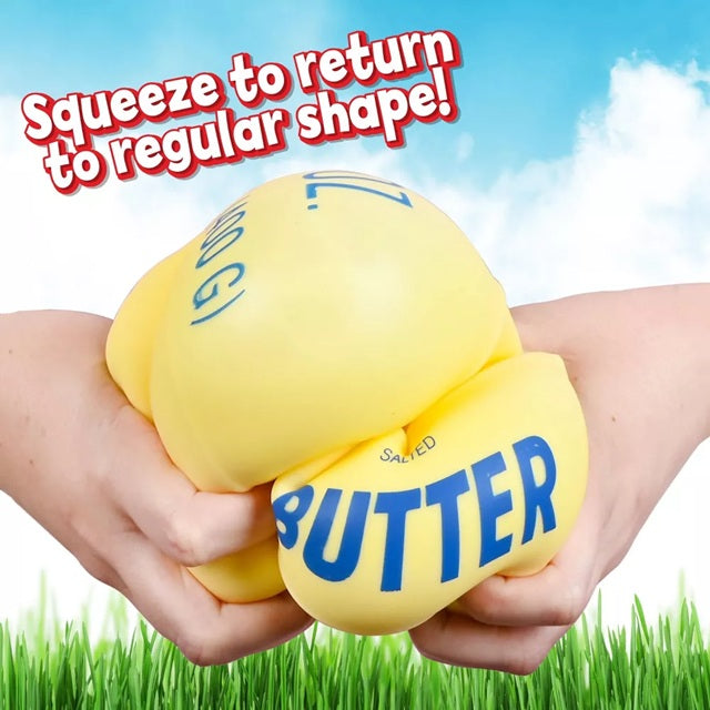 Squeeezy Slow-Rise Butter Stick Sensory Toy