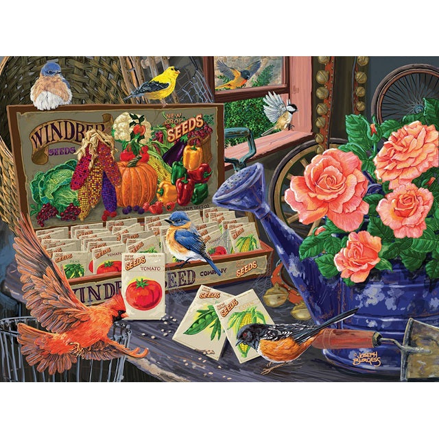 SunsOut 1000 Piece Jigsaw Puzzle, Seed Box