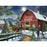 SunsOut 500 Piece Jigsaw Puzzle, At the Christmas Barn