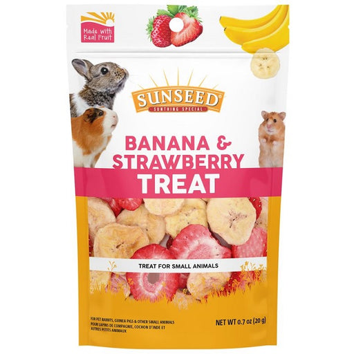 Sunseed Banana & Strawberry Treat for Small Animals 0.7-oz