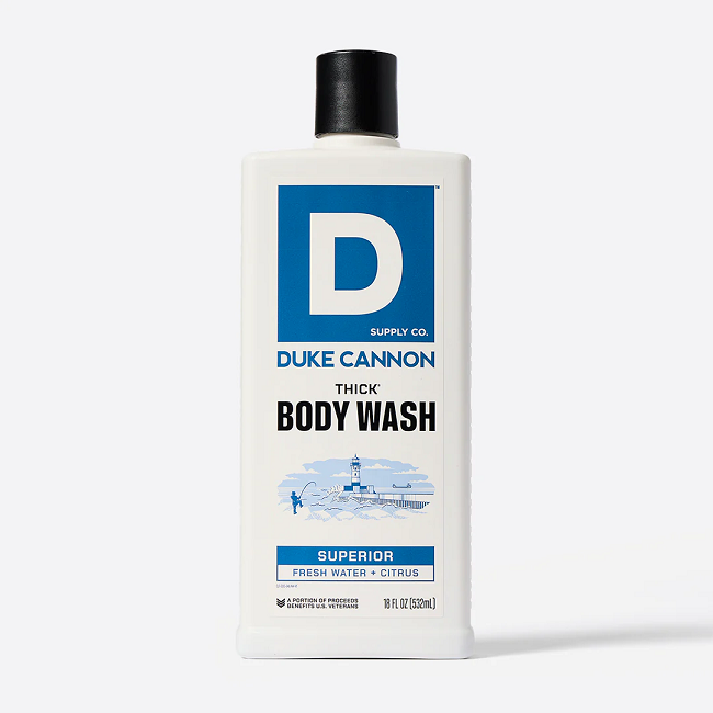 Duke Cannon Thick Body Wash, Superior