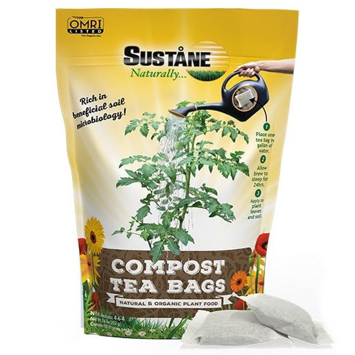Suståne® Compost Tea Bags Organic Plant Food 12-Count Pouch