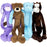 Long-Arm Animal Soft Pet Toy, Assorted