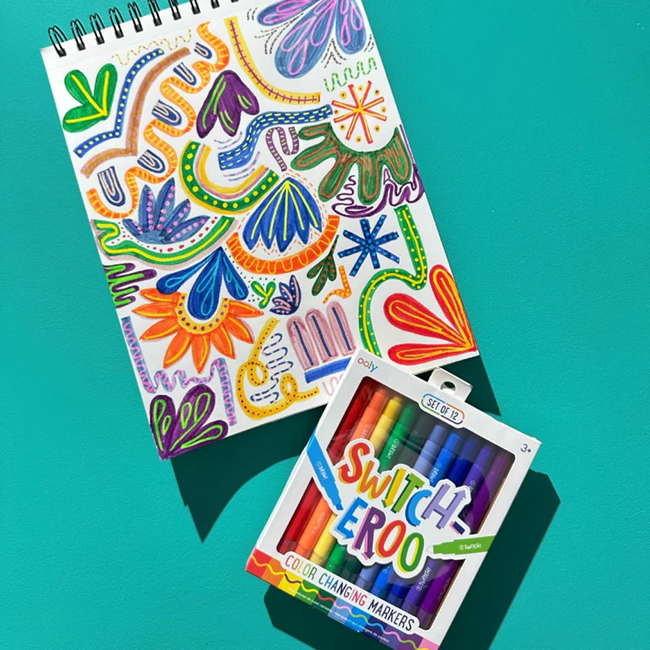 Switch-Eroo Color Changing Markers - Classic - Set of 12