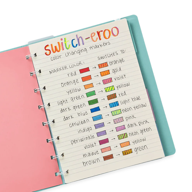 Switch-Eroo Color Changing Markers - Classic - Set of 12