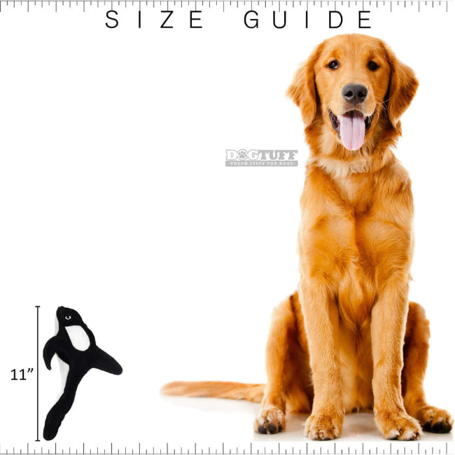Tuffy® Ocean Creature Series Kinley the Killer Whale Dog Toy