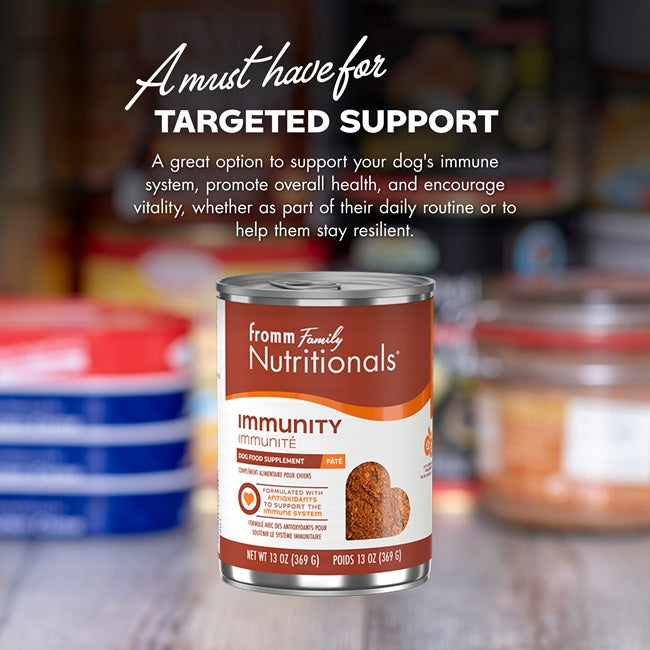 Nutritionals Immunity Dog Food Supplement Pâté 13 oz Can