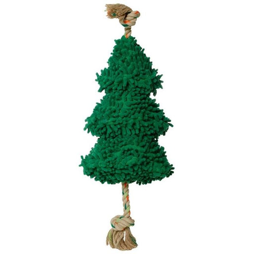 Tall Tails Holiday Evergreen Tree Plush Tug Dog Toy