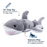 Tall Tails Jointed Shark Dog Toy 14in