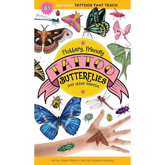 Tattoos That Teach: Fluttery, Friendly Tattoo Butterflies and Other Insects