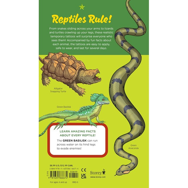 Tattoos That Teach: Slithering, Scaly Tattoo Snakes & Other Reptiles