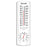 Indoor/Outdoor Tube Thermometer with Hygrometer 5537