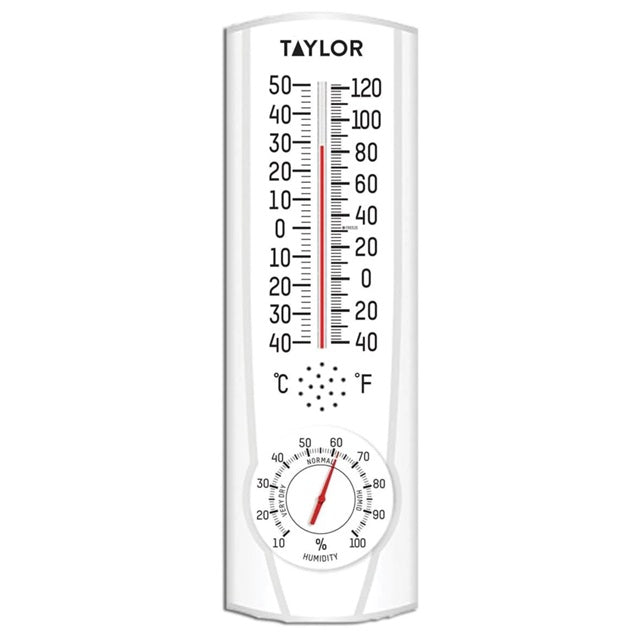 Indoor/Outdoor Tube Thermometer with Hygrometer 5537