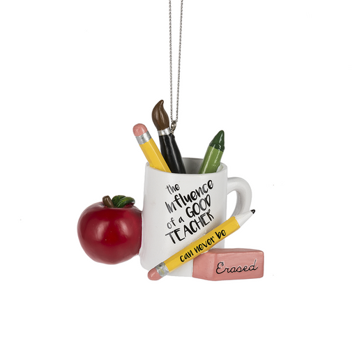 The Influence of a Good Teacher Can Never be Erased Ornament