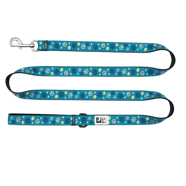 RC Pets Pattern 6 Ft. Dog Leash, Fresh Tracks Teal