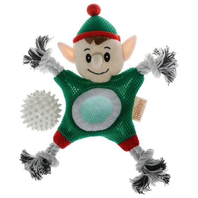 Territory Holiday 2-in-1 Mesh Elf Dog Toy