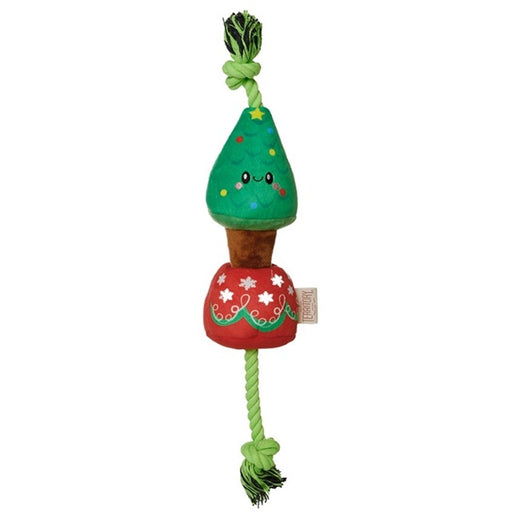 Territory Holiday Christmas Tree Rope Tug Dog Toy