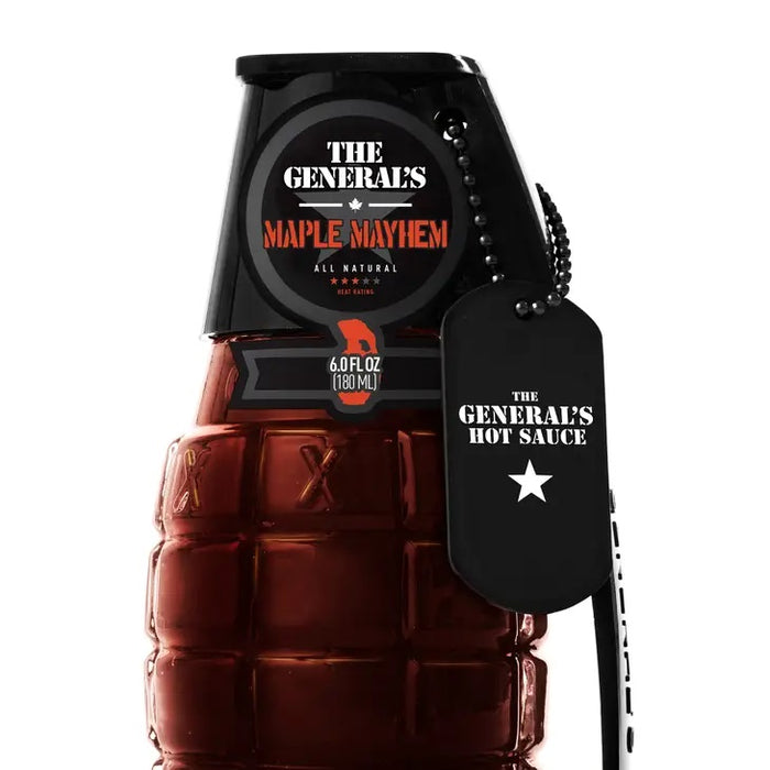 The General's Hot Sauce Maple Mayhem 6 fl oz.