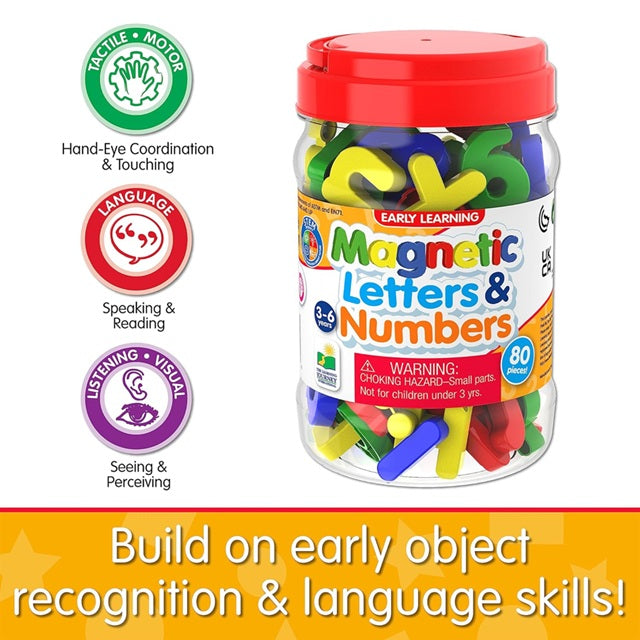 The Learning Journey Magnetic Letters & Numbers