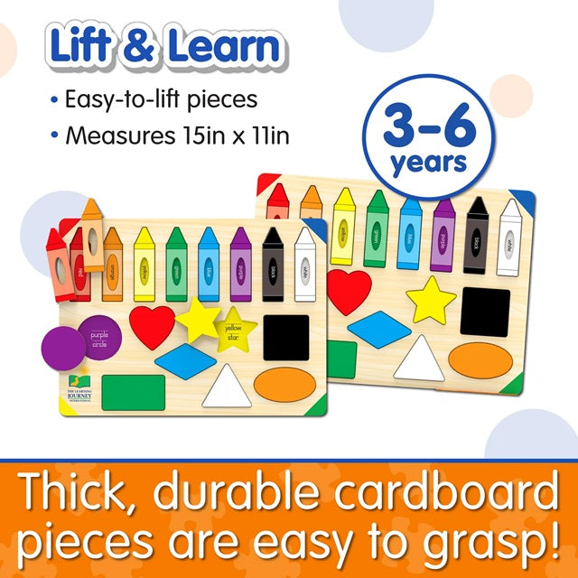 The Learning Journey Lift & Learn Colors & Shapes Puzzle
