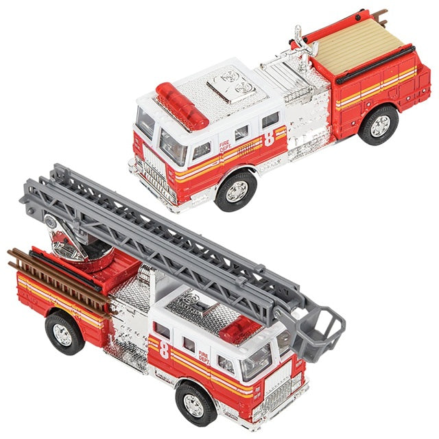Fire Truck 5.5 in. Diecast, Assorted