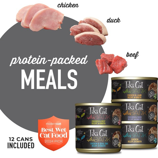 Tiki Cat After Dark 5-Flavor 12-Count 2.8-oz Can Variety Pack Wet Cat Food