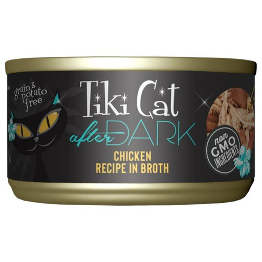 Tiki Cat After Dark Chicken Recipe in Broth Wet Cat Food, 2.8-oz Can