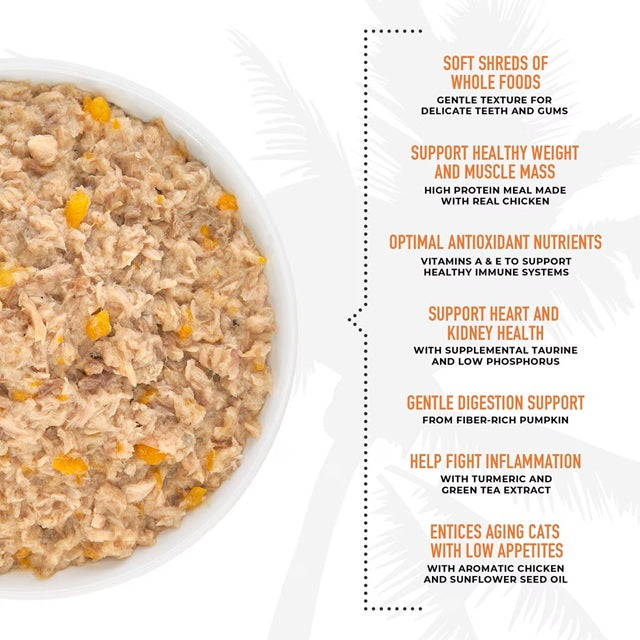 Tiki Cat Silver Chicken in Chicken Broth Wet Senior Cat Food, 2.4-oz Can