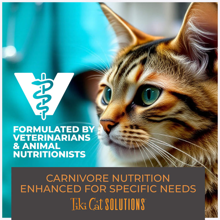 Tiki Cat Solutions Mineral Balance Mousse Tuna & Salmon Recipe Wet Cat Food 2.4oz Pouch