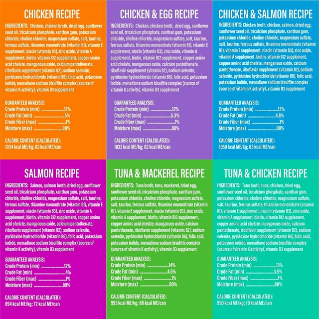 Tiki Cat Luau Velvet Mousse 6-Flavor 12-Count 2.8-oz Pouch Variety Pack Wet Cat Food