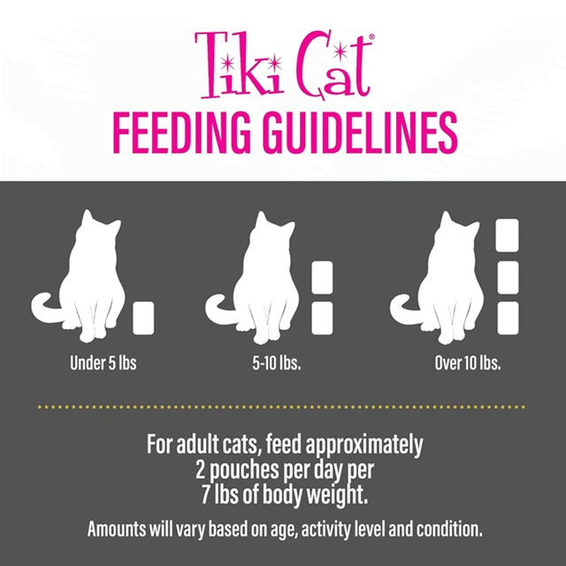 Tiki Cat Luau Velvet Mousse 6-Flavor 12-Count 2.8-oz Pouch Variety Pack Wet Cat Food