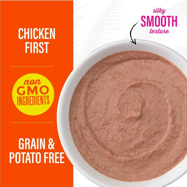 Tiki Cat Luau Velvet Mousse Chicken in Broth Wet Cat Food, 2.8-oz Pouch