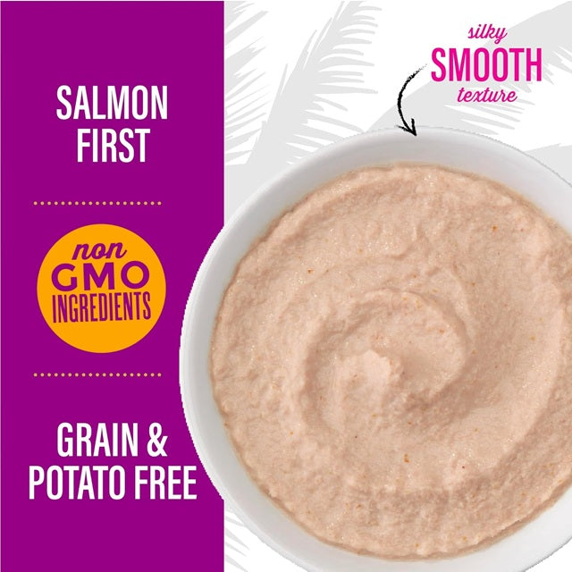 Tiki Cat Luau Velvet Mousse Salmon in Broth Wet Cat Food, 2.8-oz Pouch