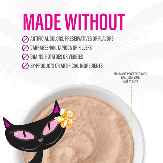Tiki Cat Luau Velvet Mousse Salmon in Broth Wet Cat Food, 2.8-oz Pouch