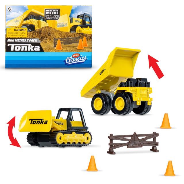 Tonka Mini Classics Mini Metals 2-Pack Playset