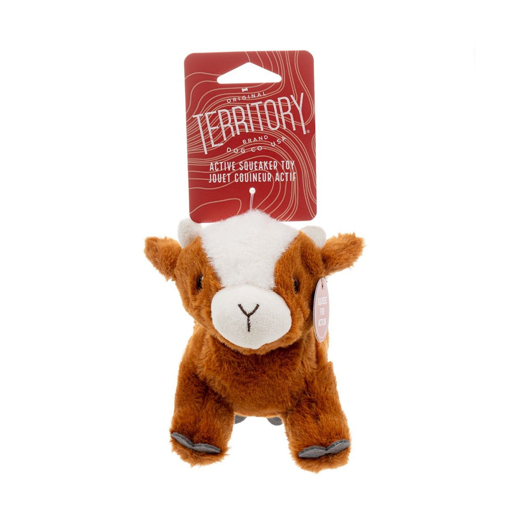 Territory Goat Moving Plush Dog Toy