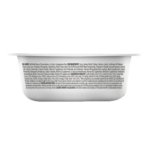 Wellness Complete Health Purrfect Duos Pate Tuna & Salmon 2.64oz