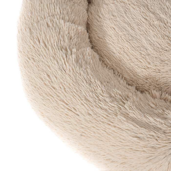 Dream Chaser Cuddle Donut Pet Bed, Khaki