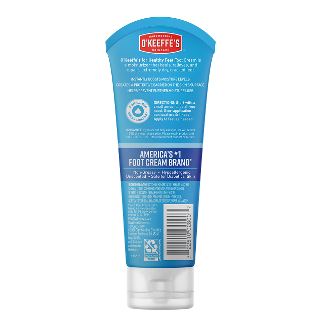 O'Keeffe's for Healthy Feet Foot Cream 3oz Tube
